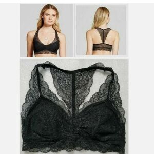Gilligan O'Malley Women black Lace
Racerback  Bralette small